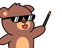 Magic Sunglasses Sticker by BEARISH