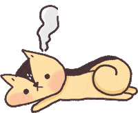 Tired Squirrel Sticker