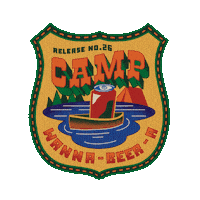 Beer Camp Sticker by Lazy Dog Restaurant & Bar