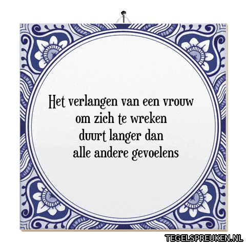 Humor Spanning Sticker by Tegelspreuken.nl