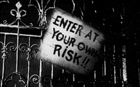 Black And White Horror GIF