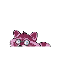 TrashPandaTribe nft business suit raccoon Sticker