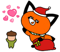 Santa Claus Love Sticker
