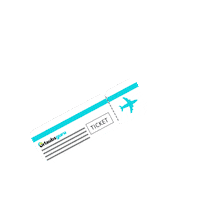 vacation airplane Sticker by Urlaubsguru