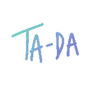 Ta Da Sticker