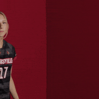 Womens Soccer Go Cards GIF by Louisville Cardinals