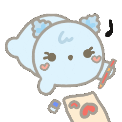 thefluffyclub giphyupload drawing adorable draw Sticker