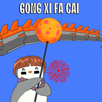 Chinese New Year Penguin GIF by Pudgy Penguins