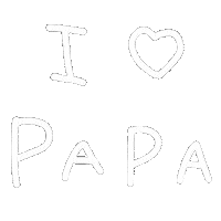Papa Sticker