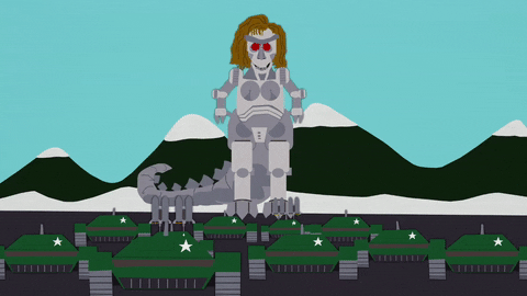 robot monster GIF by South Park 