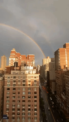 Double Rainbow Shines Over New York on September 11 Anniversary