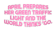 Happy April Sticker by OpticalArtInc.