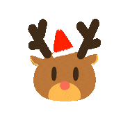 Christmas Deer Sticker