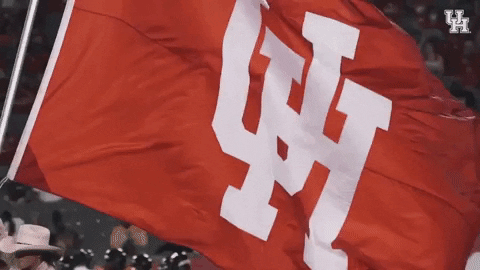 Waving University Of Houston GIF by Coogfans