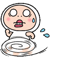 汗 Running Sticker