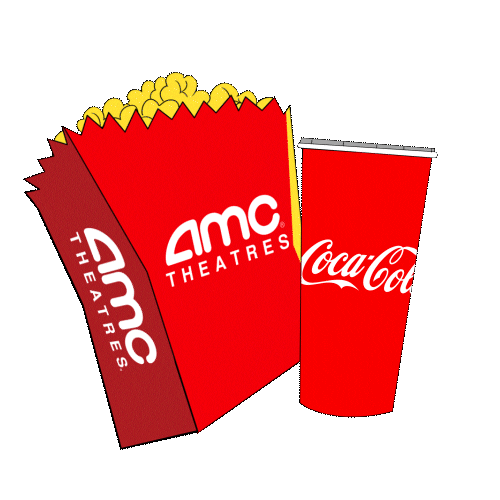 Snacks Coke Sticker by AMC Theatres