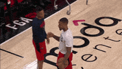 damian lillard handshake GIF by NBA
