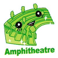 Unimelb Amphitheatre Sticker by The University of Melbourne