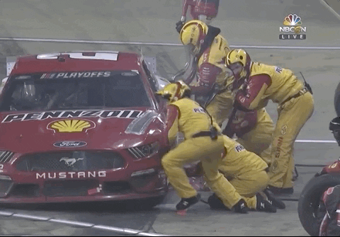 Wipe Pit Stop GIF by NASCAR