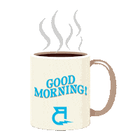 Good Morning Coffee Sticker by AMB3R Creative