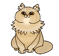 Brown Eyes Cat Sticker by sillynub