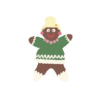 Eat Gingerbread Man Sticker