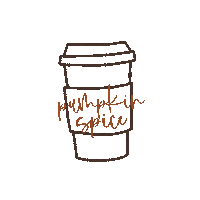 Pumpkin Spice Fall Sticker