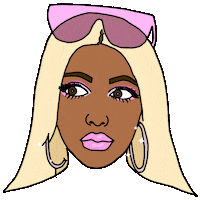 Over It Ugh Sticker by 1900BADDEST