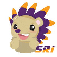 SRI_Experience team sri sri mascot hoggy the hedgehog hoggy the mascot Sticker