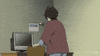 wake up bed hair GIF by Funimation