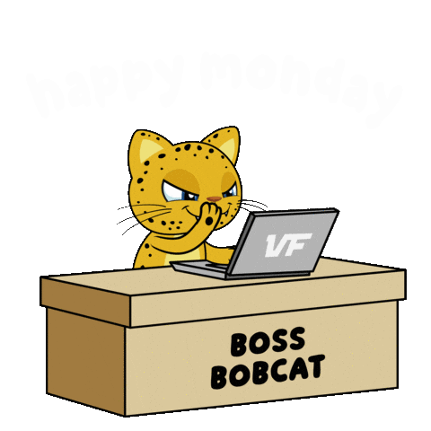 Working Monday Morning Sticker by VeeFriends
