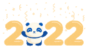 New Year Panda Sticker
