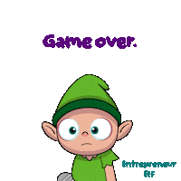 Game Over Mic Drop Sticker by VeeFriends