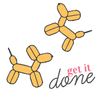 Dog Doit Sticker by Genki