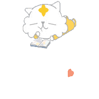 cocohanee book child lazy read Sticker