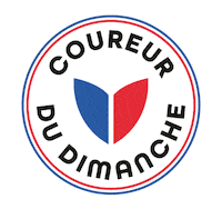 Made In France Running Sticker by Coureur Du Dimanche