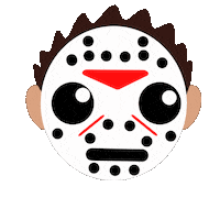 Scared Trick Or Treat Sticker by Jack0_o