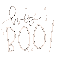 Halloween Hey Boo Sticker