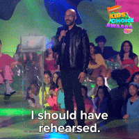 I Should Have Rehearsed