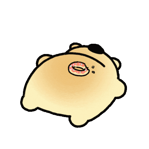 Wang__Ko__ giphyupload sleeping donut nap Sticker