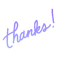 Thank U Sticker by megan lockhart