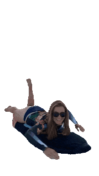 yallah_poncho surf paddle yallah surfgirl Sticker
