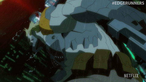 Fight Shooting GIF by Cyberpunk: Edgerunners