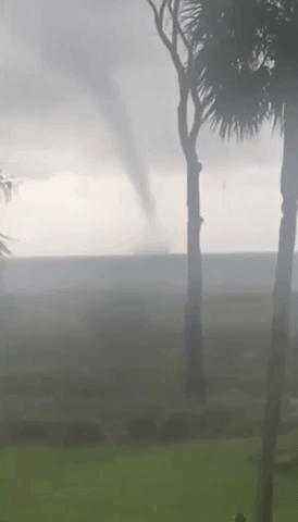 Waterspout Swirls Off South Carolina's Hilton Head