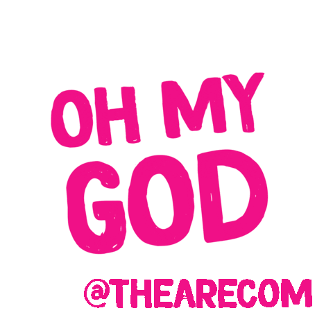 pink yes Sticker by THE ARE