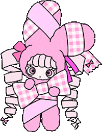 Pink Bunny Sticker by mineco