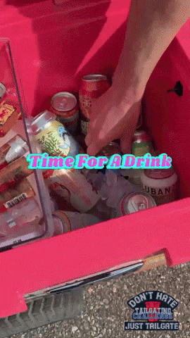 Cold Beer Drinking GIF by Tailgating Challenge