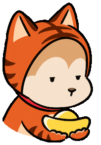 New Year Dog Sticker by Ai and Aiko