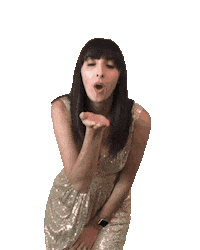 jennrobbins kiss blow kiss blowing a kiss jenn Sticker