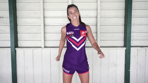 Fist Pump GIF by Fremantle Dockers